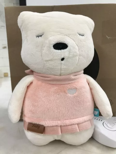 myHummy ayuda para dormir bebé Suzy Basic blanco rosa | 2