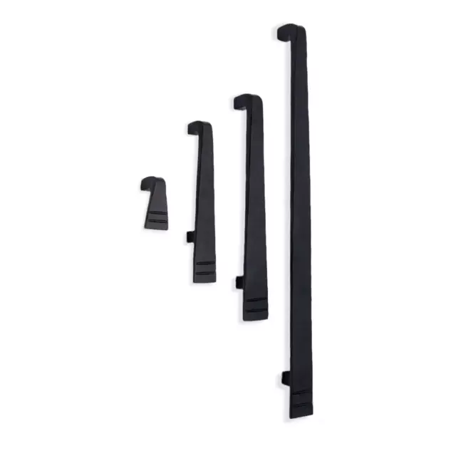 Black Cabinet Pull Hand Forged Iron Cupboard Door Kitchen Drawer Bar Handles