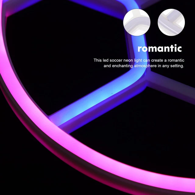 BIRTHDAY PARTY DECORATIONS LED Lights Sports Ball Neon Football £21.88