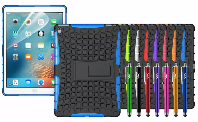 Apple iPad Various M Tab Case Shockproof Cover with 2 Screen Protector for Apple