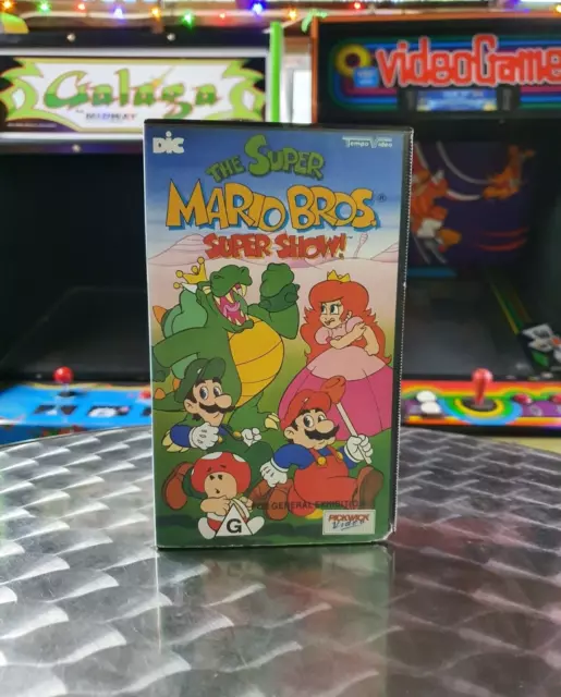 Super Mario Bros. VHS PAL (1993) Beautiful ex-Rental Plus DVD R1 Nintendo  Movie