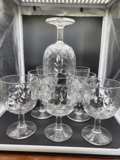Vintage Set Of 8 Goblets