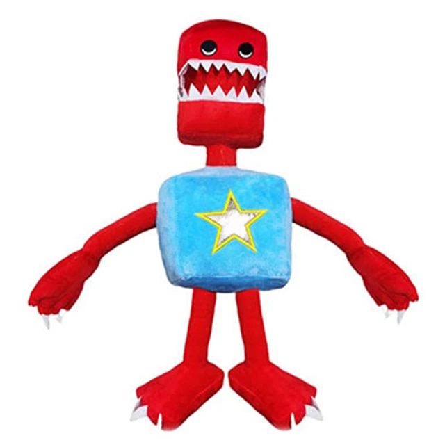 Boxy Boo Plush Toy, Collection Dolls, Red Robot Plush