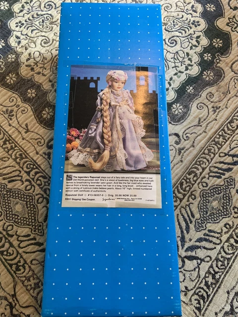 Duck House Rapunzel Heirloom Doll Limited Edition 16" Lavender Lace Dress