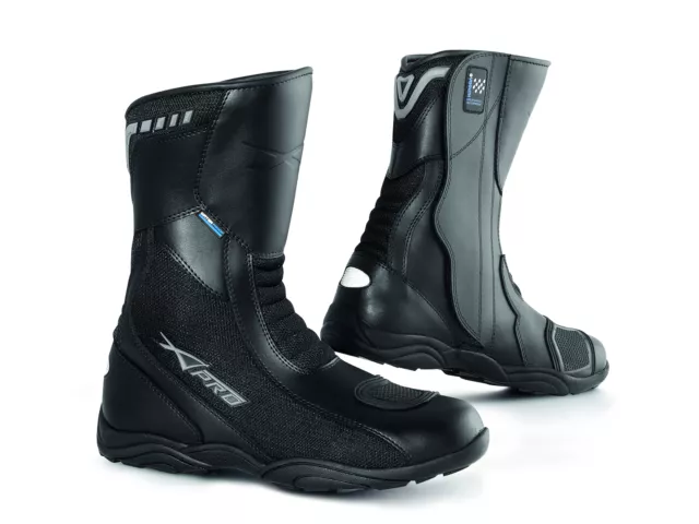 Bottes Cuir Impermeable Moto Motard Thermique Touring Scooter Sports Respirant