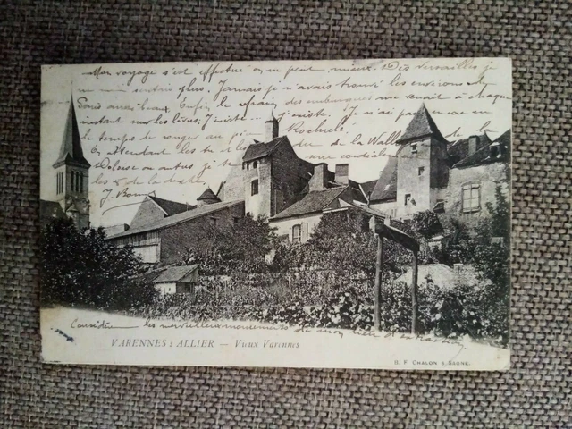 Cpa Varennes Sur Alloy Old Varennes