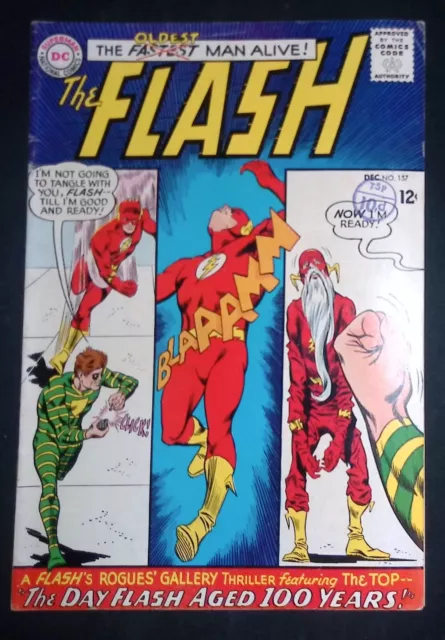 The Flash #157 Silver Age DC Comics F