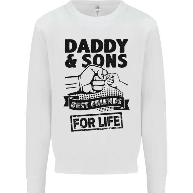 Daddy & Sons Best Friends Fathers Day Kids Sweatshirt Jumper