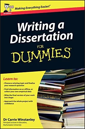 Écriture A Dissertation For Dummies Par Carrie Winstanley Phd,Neuf Livre,Libre &