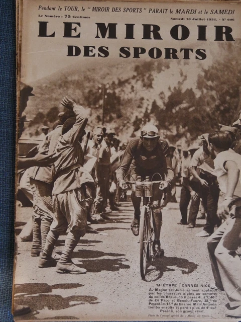 LE MIROIR DES Sports n°906 25 août 1936 Jean Taris EUR 9,00