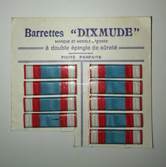 une Barrette de rappel Dixmude médaille commémorative d'AFN