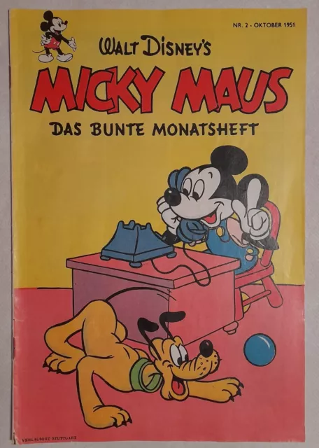 Walt Disney's Micky Maus | Das Bunte Monatsheft Nr. 2 - Februar  1952 | Reprint