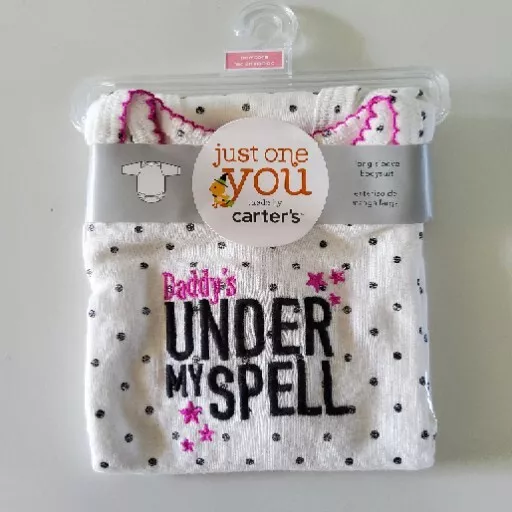 Baby Girls Carters Daddy's Under My Spell HALLOWEEN Outfit Size NewBorn NWT