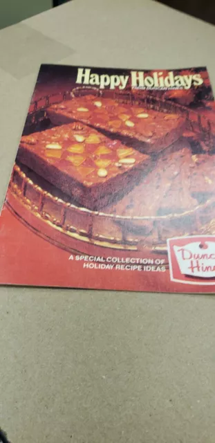 Duncan Hines Happy Holidays Special Collection Of Holiday Recipes 1980 PB