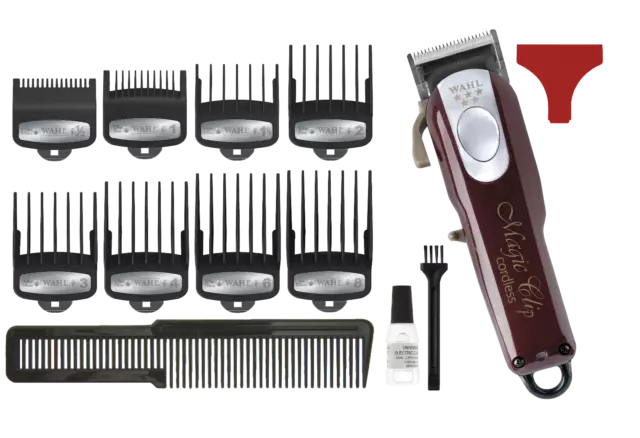 Wahl Cordless Magic Clip Lithium-Ionen Haarschneidemaschine 0,8Mm - 25Mm + Kamm