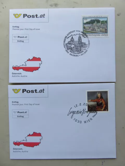 Konvolut FDC und postfrische Briefmarken Österreich