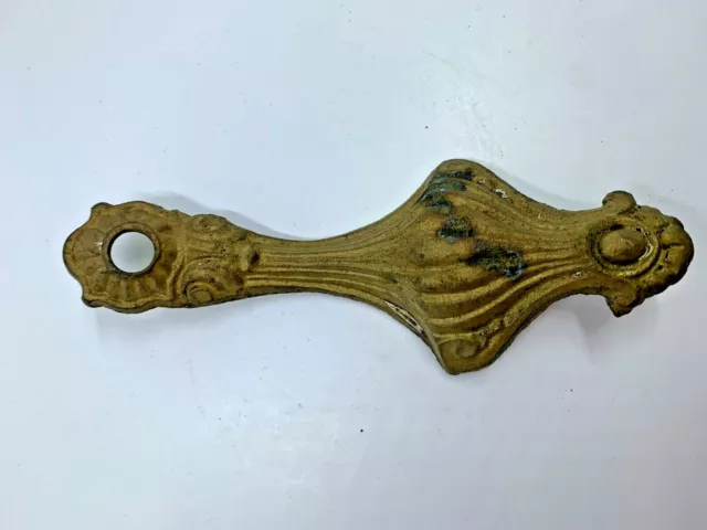 Antique Cast Brass Wall Sconce light fixture arm Art Deco Ornate