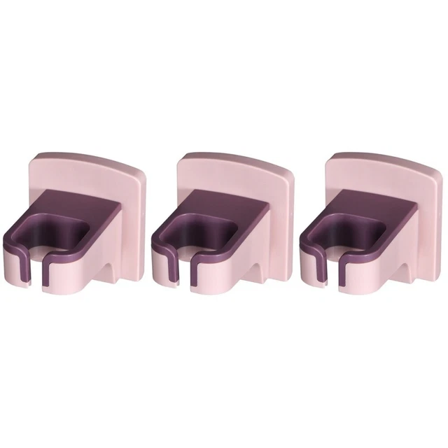 3 Pcs Stocking Hooks Shelf Hairdryer Stand Storage Holder Care