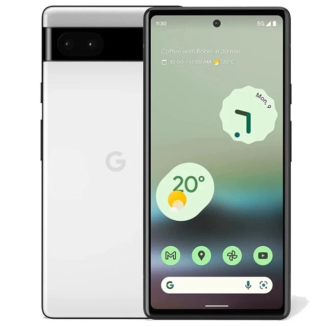 GOOGLE PIXEL 6A 128GB Unlocked Chalk Excellent Refurbished $225.15