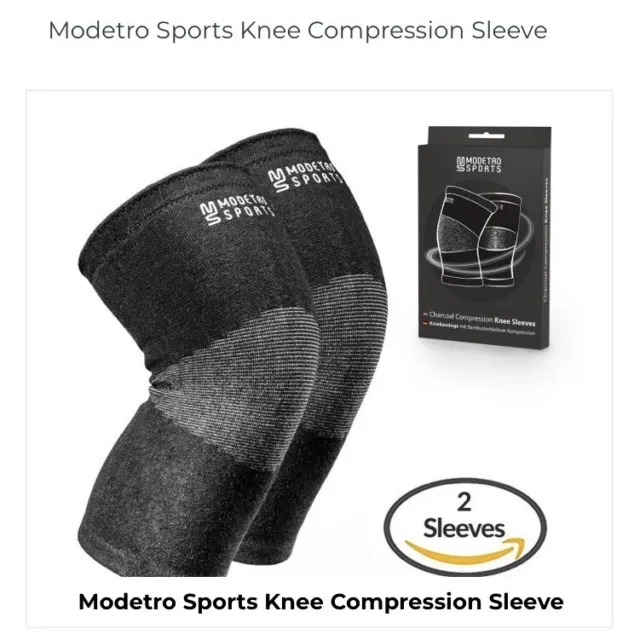 MODETRO SPORTS KNEE Compression Sleeve - arthritis & joint pain £9.99 -  PicClick UK