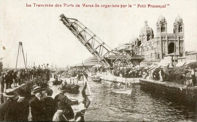 Cpa 13 Marseille La Traversee Des Ports De Marseille Organisee Par Le Petit Prov