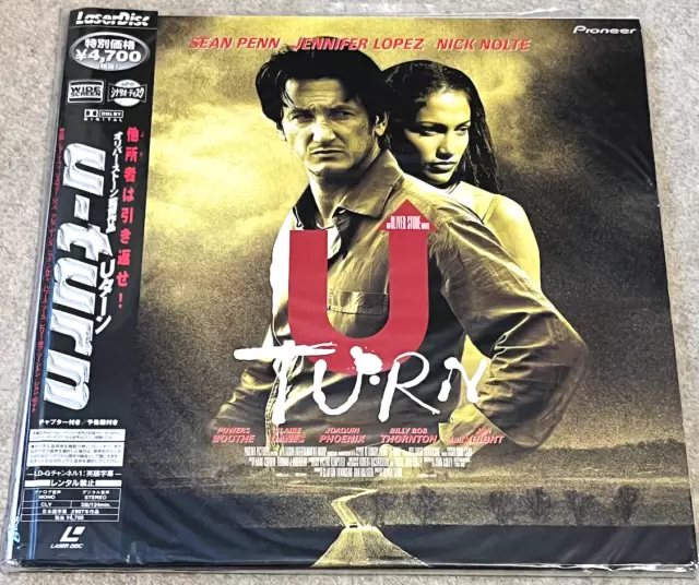 Oliver STone U TURN Sean Penn Jennifer Lopez JAPAN LASERDISC 2LD NTSC (1997)