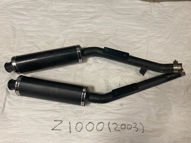 Terminali Scarichi Omologati MIVV GP (NERO OPACO) per Kawasaki Z 1000 2003  2006