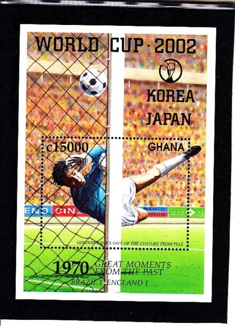 Briefmarken Fussball-WM 2002 - GHANA - Block postfrisch