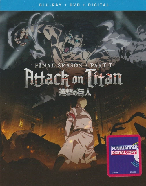 ATTACK ON TITAN FINAL SEASON PART 1 (Episodes 60-75) BLURAY & DVD