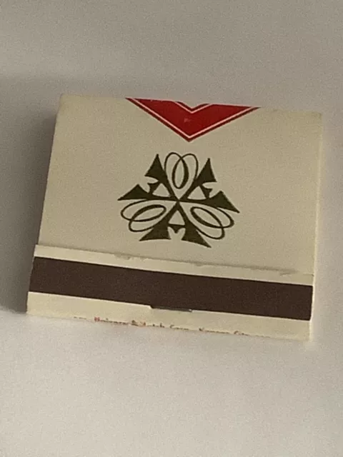 TWA Trans World Airlines matchbook - Ambassadors Club  - unused - white