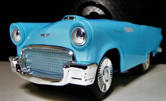 Ford Thunderbird MINI Pedal Car Tbird Classic Hot Rod Race Built Metal Model 3