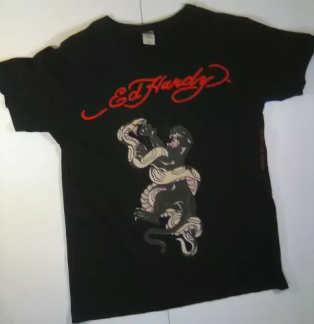 Ed Hardy by Christian Audigier T-Shirt Size Medium USA Made