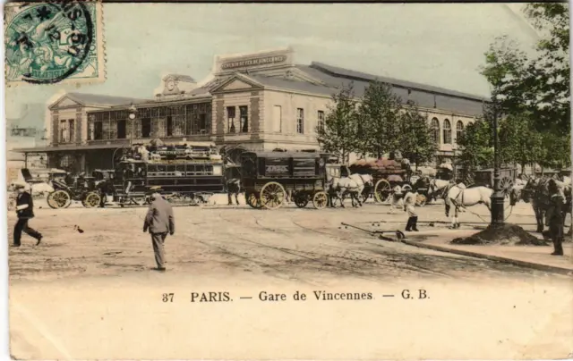 CPA AK PARIS 12th Gare de VINVENNES (575920)