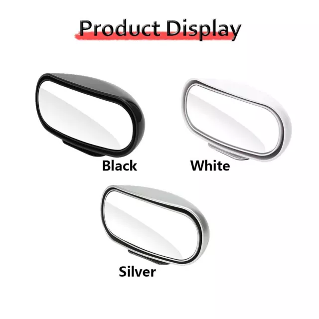 Rotation Car Blind Spot Mirror Parking Aid mirror 360-degree Wide Angle 2