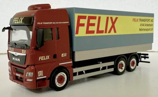 Herpa Lkw Man Felix Ch 1:87 Schweiz