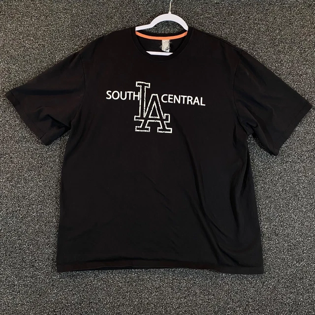 Lemar and Dauley Shirt Mens 2XL Black South Central LA Doughboy Short Sleeve