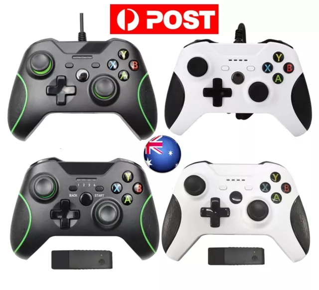 AU Wired/Wireless Controller Gamepad For Xbox One/Slim Dualshock Game Gamepad PC
