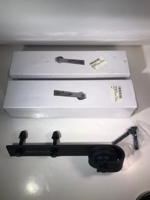 2 - Sliding Barn Door Hardware Hangers Rollers f 1 3/16-2" Thickness Door Panel