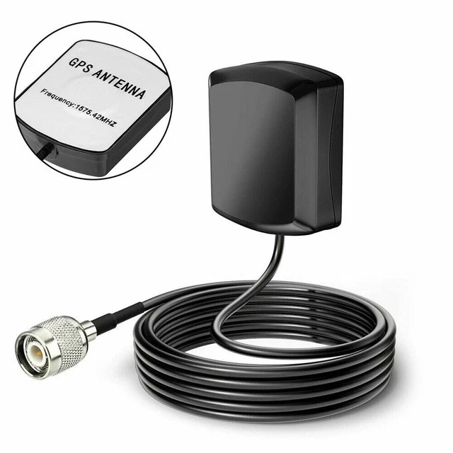 GPS Active Antenna TNC Male 3-Meter-Cable AVL/fleet Management System 48x39x16mm