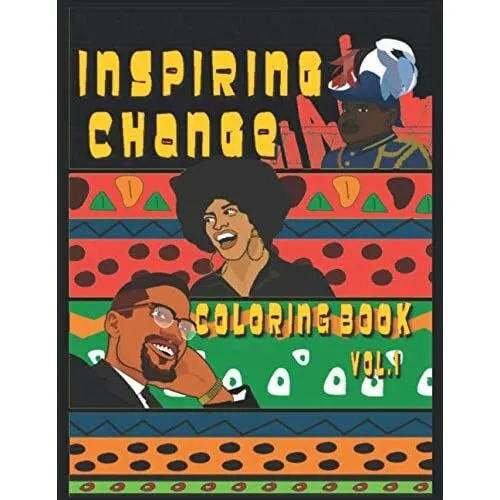 Inspiring Change: Coloring Book vol. 1 - Paperback / softback NEW Saunders, Terr