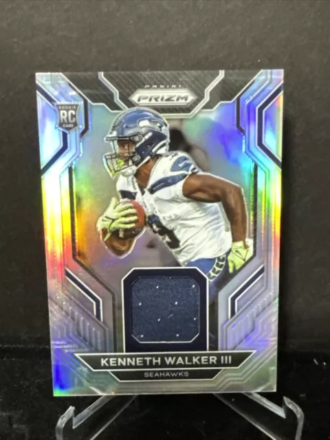 2022 Prizm Rookie Patch Silver Kenneth Walker III RC Seahawks 🔥🍀🤙🏾