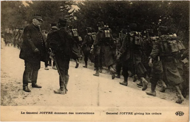 CPA AK Military - Le General Joffre giving instructions (697867)