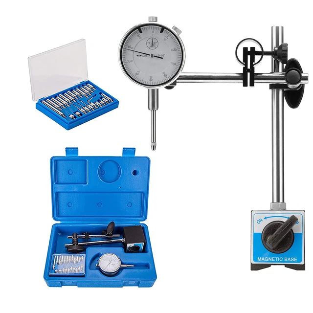 DIAL INDICATOR WITH Base Holder Differential Backlash Gauge