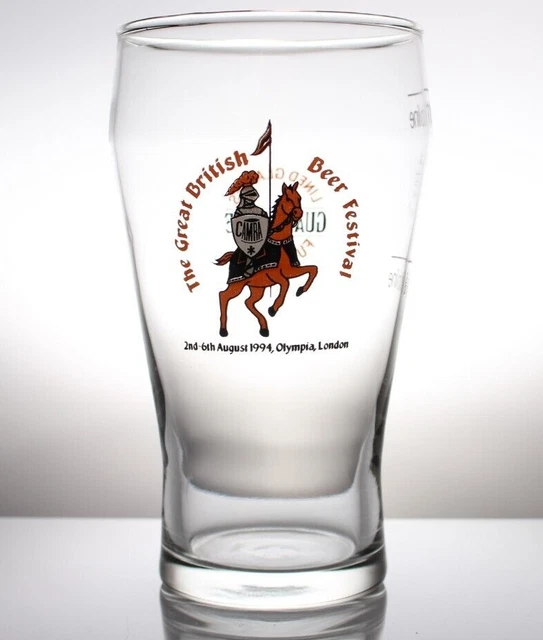 Great British Beer Festival 1994 Olympia London Vintage Pint Glas CAMRA