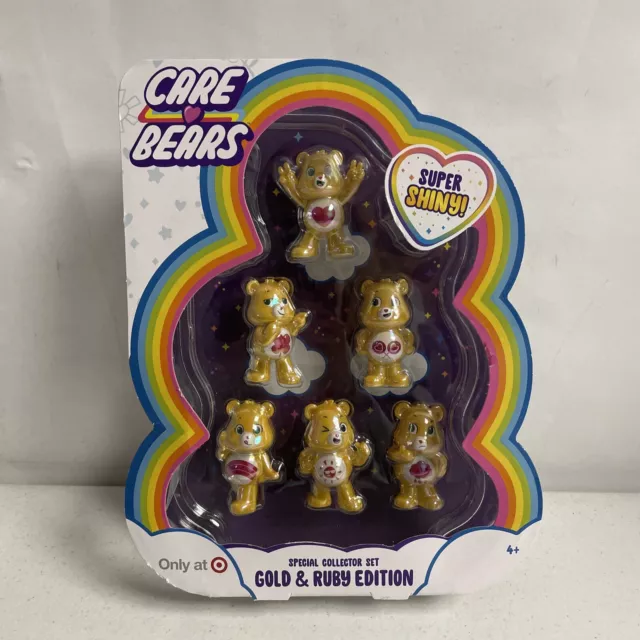 CARE BEARS 40TH Special Collector Set GOLD & RUBY EDITION 6