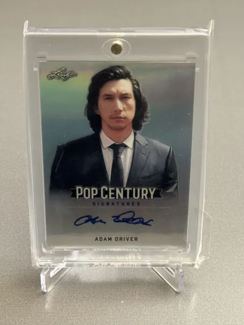 Adam Driver 2018 Leaf Pop Century Autograph Card Star Wars Kylo Ren Auto