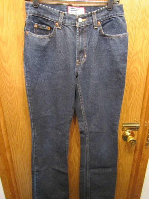 Womens Old Navy Blue Jean Pants 100% Cotton Size 4 Inseam 31