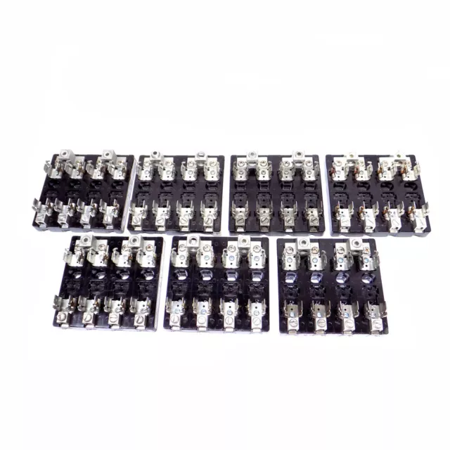 (7) Marathon Special Products RH40B-2F Fuse Holders 4-Poles Class H RH40B2F