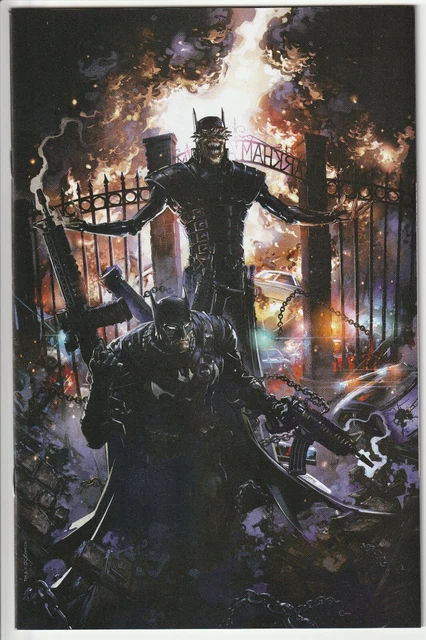 The Batman Who Laughs 1 Special Ed. (2019) Clayton Crain virgin 1 of 500 COA