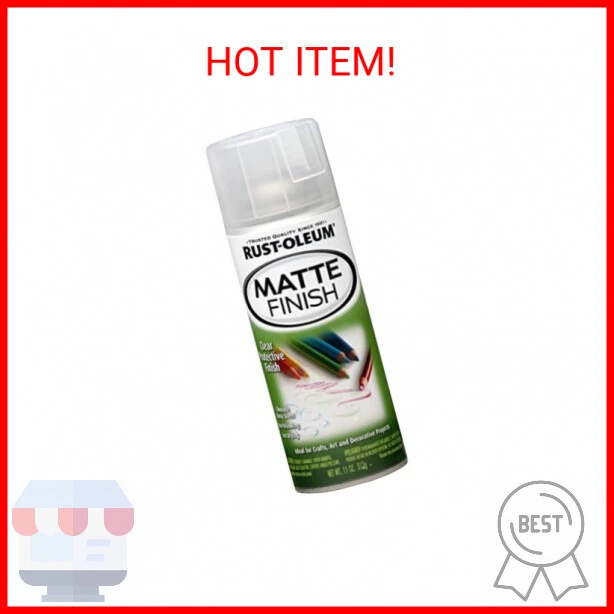Rust-Oleum 267028 Specialty Matte Finish Spray, 11 oz, Clear